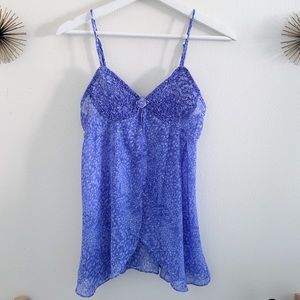 Vintage Blue Babydoll Style Lingerie